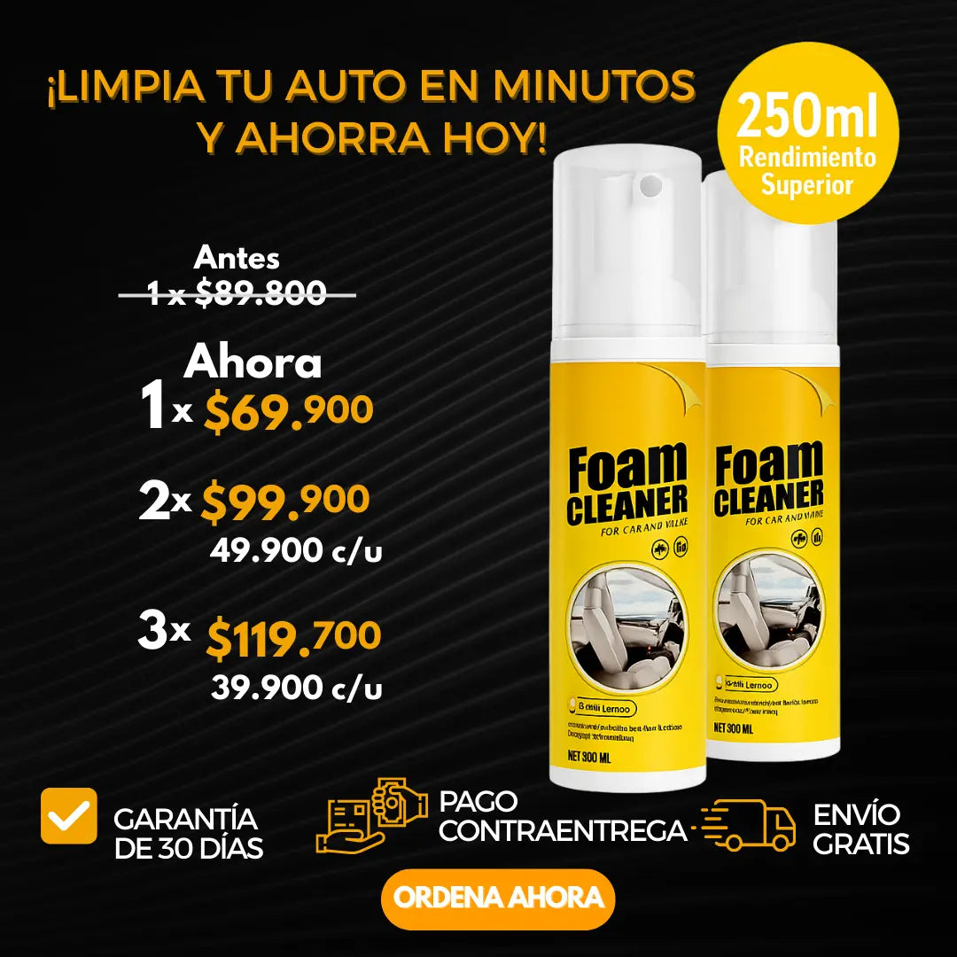 Foam Cleaner® Espuma limpiadora mágica