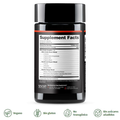 Maximizador OXIDO NITRICO + Obsequio