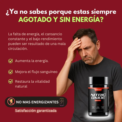 Maximizador OXIDO NITRICO + Obsequio