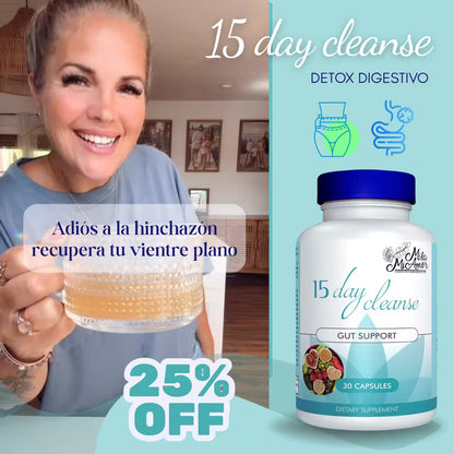 Detox Cleanse 15 días - Regula tu digestión
