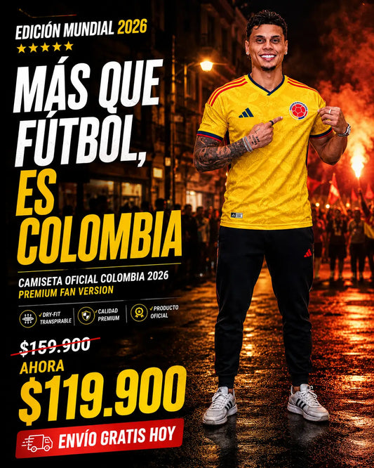 La Camiseta Oficial Colombia 2026 que ya tienen +9.820 hinchas