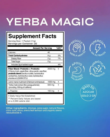 YERBA MAGIC™️ Té instantáneo en polvo de Yerba Mate Importado 🇺🇸