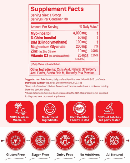 Multivitamínico de Inositol Peach Perfect + Obsequio 🎁