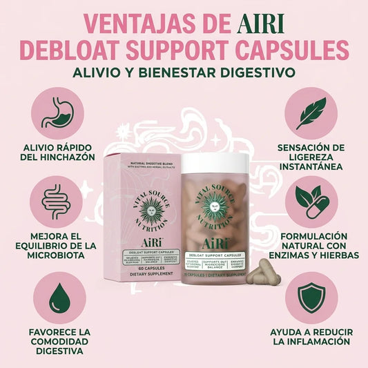 AiRi™ Debloat Enzimas Digestivas Naturales